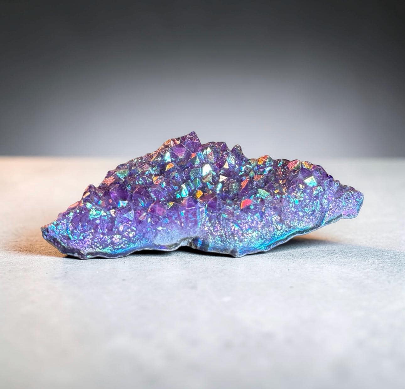 Aura Amethyst Purple Galaxy Cluster - Cosmic Decor