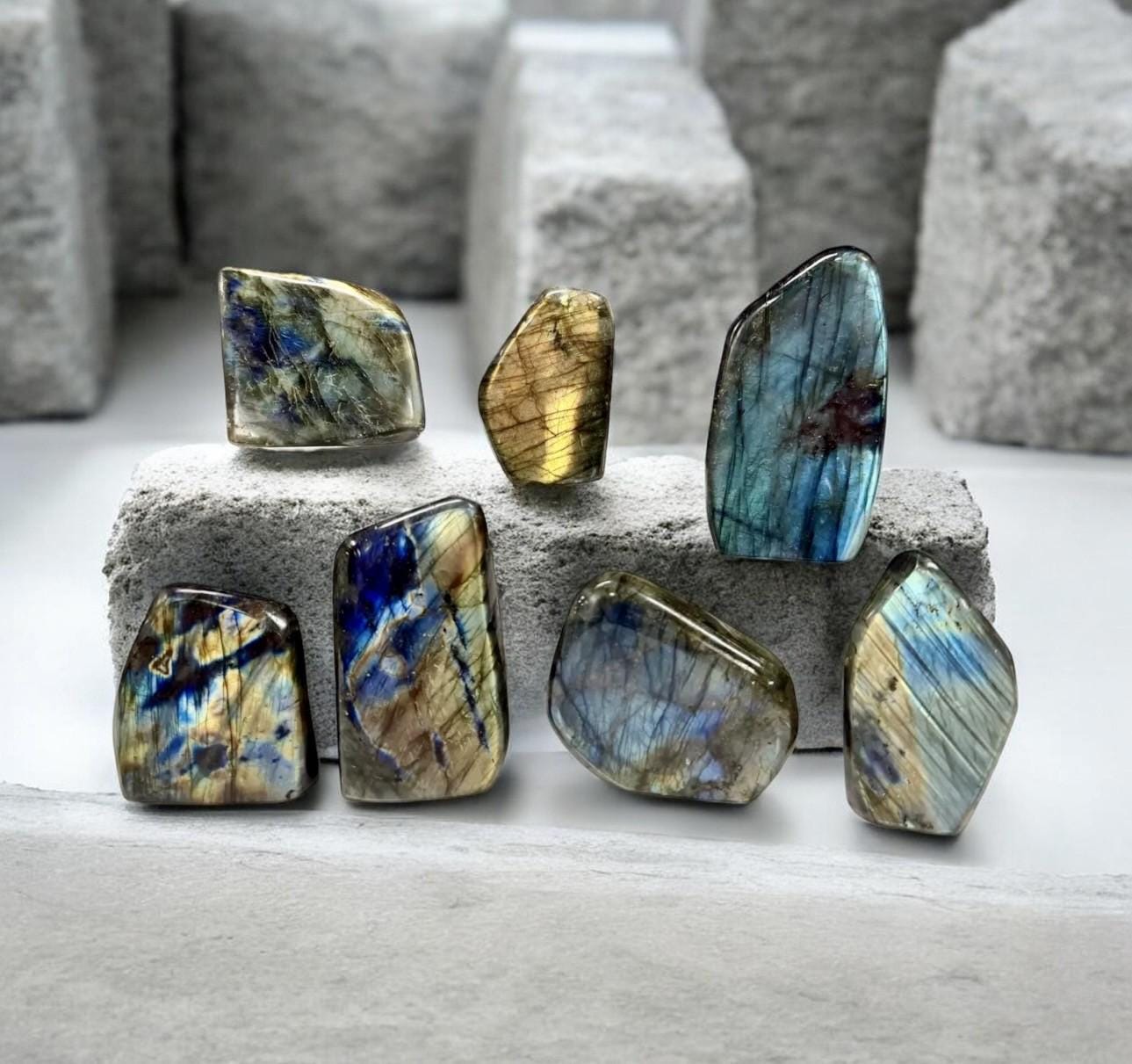 Labradorite Super Flashy Crystal Free Form: Intuition Crystal - Luna by Louise