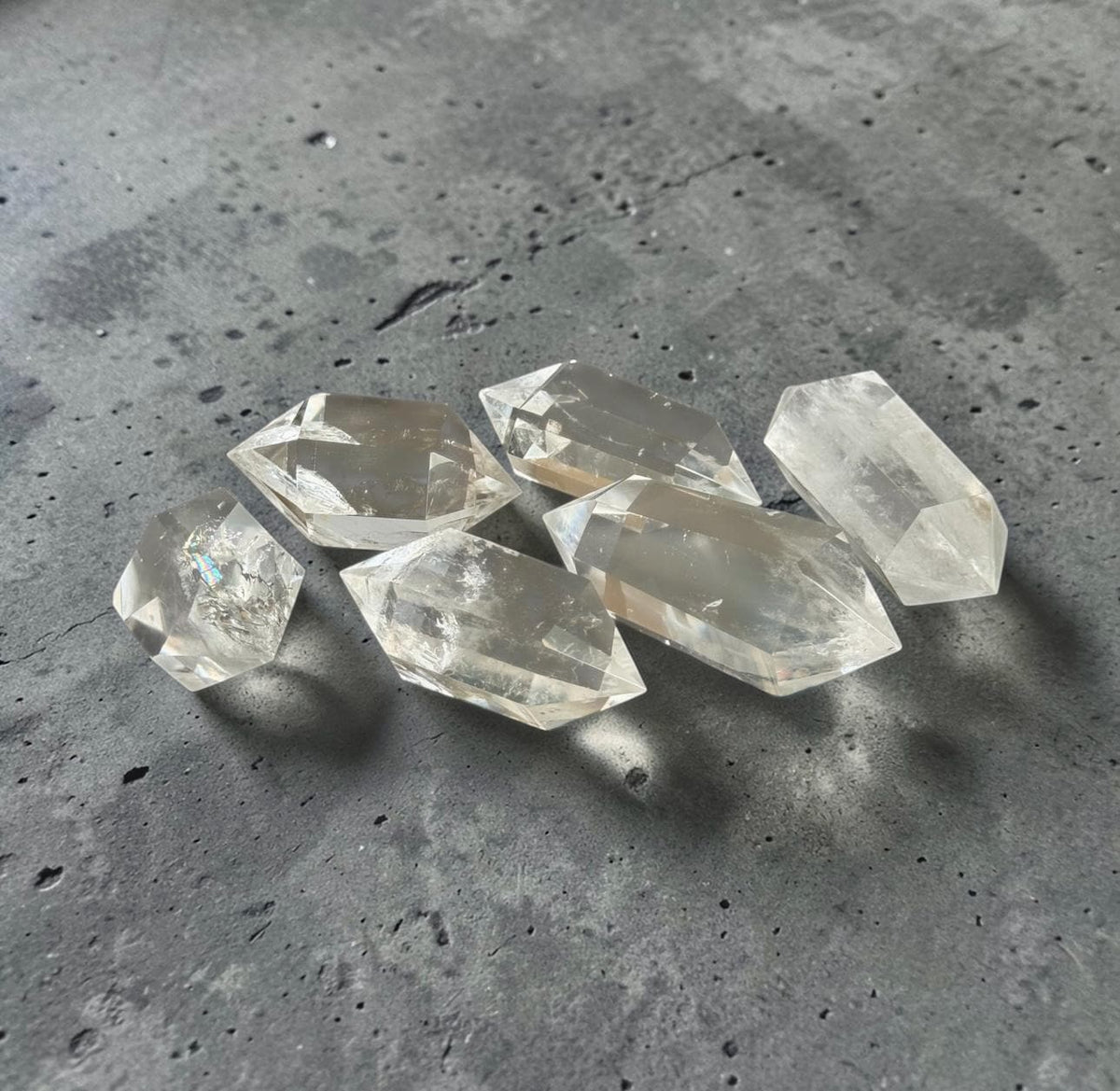 Clear Quartz Double Terminated Points – High Clarity Crystal | Luna by Louise, Crystal Shop UK
