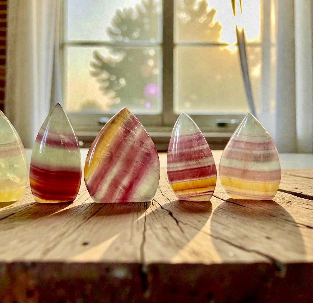Candy Fluorite Flame: Colorful Crystal for Balance & Positivity