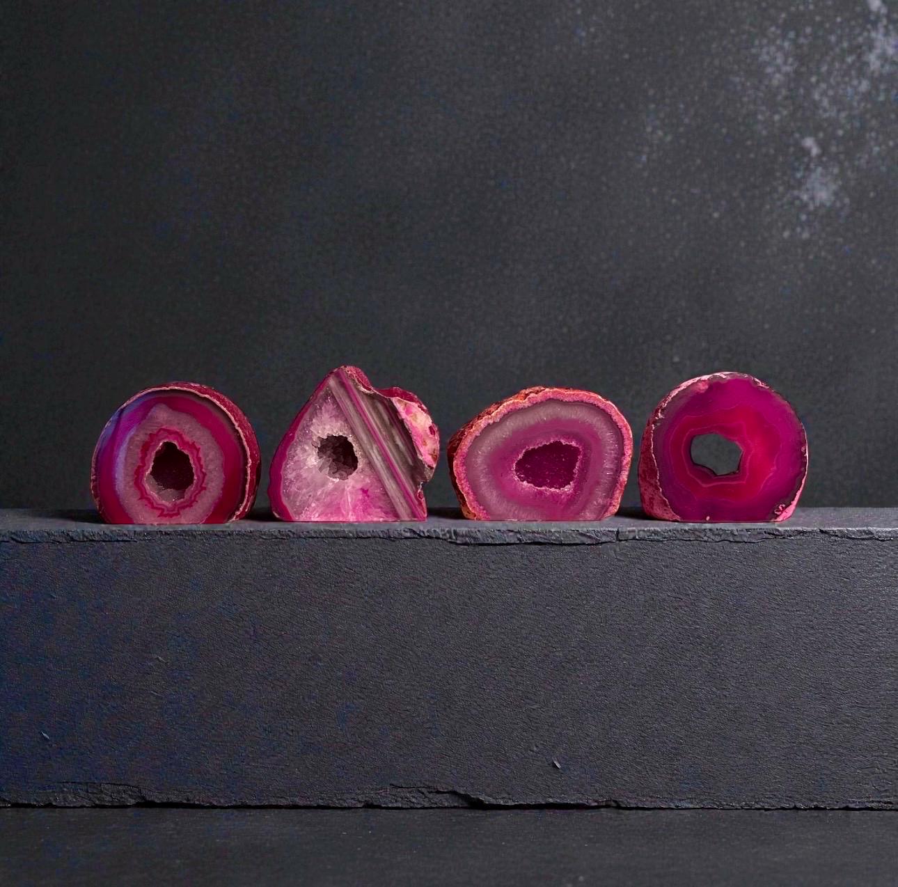 Pink Agate Standing Crystal: Love & Harmony Stone