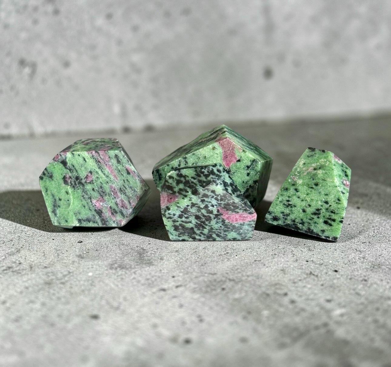 Ruby Zoisite Crystal: Free Form Healing Stone