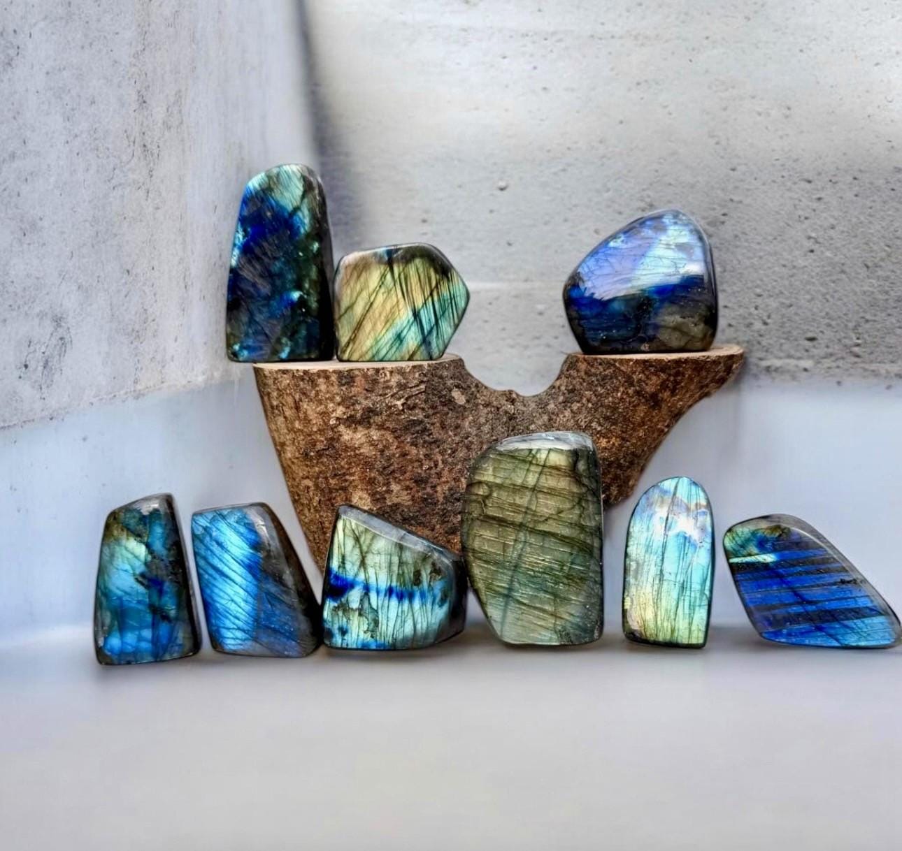 Labradorite Super Flashy Crystal Free Form: Intuition Crystal - Luna by Louise