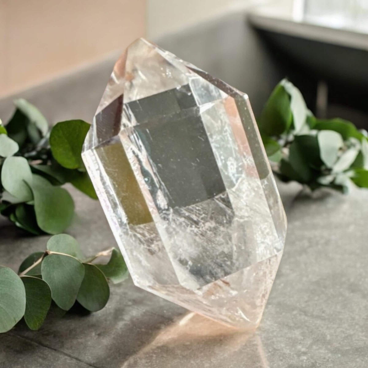 Clear Quartz Double Terminated Points – High Clarity Crystal | Luna by Louise, Crystal Shop UK