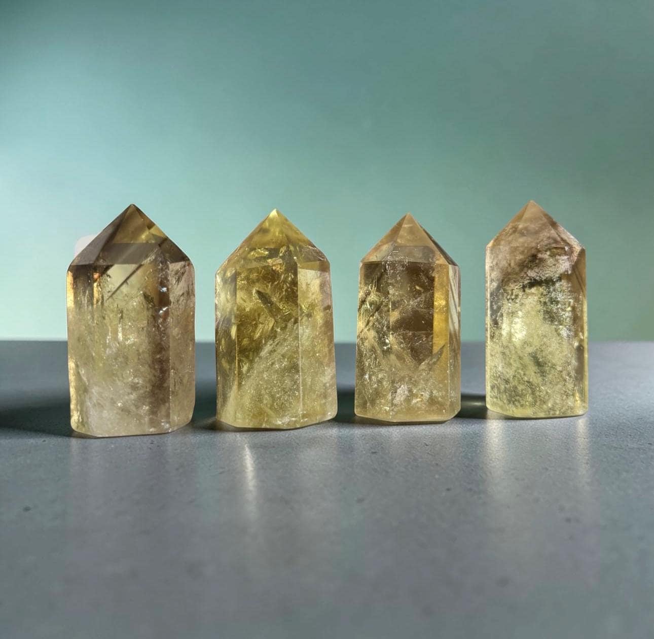Natural Small Citrine Tower – Ethically Sourced Crystal, Abundance Stone