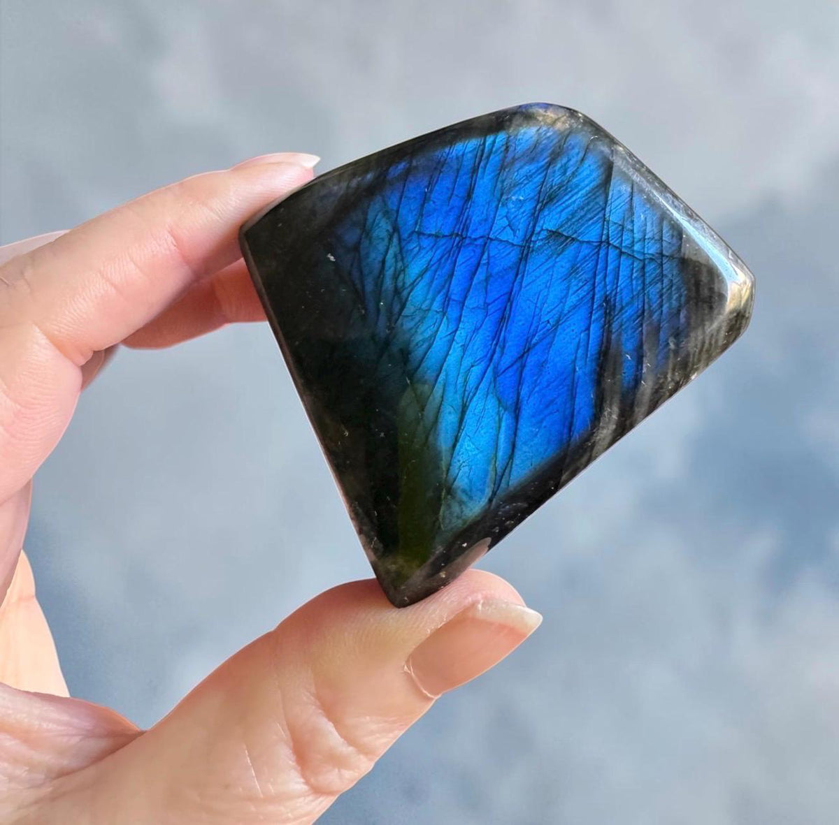 Labradorite Super Flashy Crystal Free Form: Intuition Crystal - Luna by Louise
