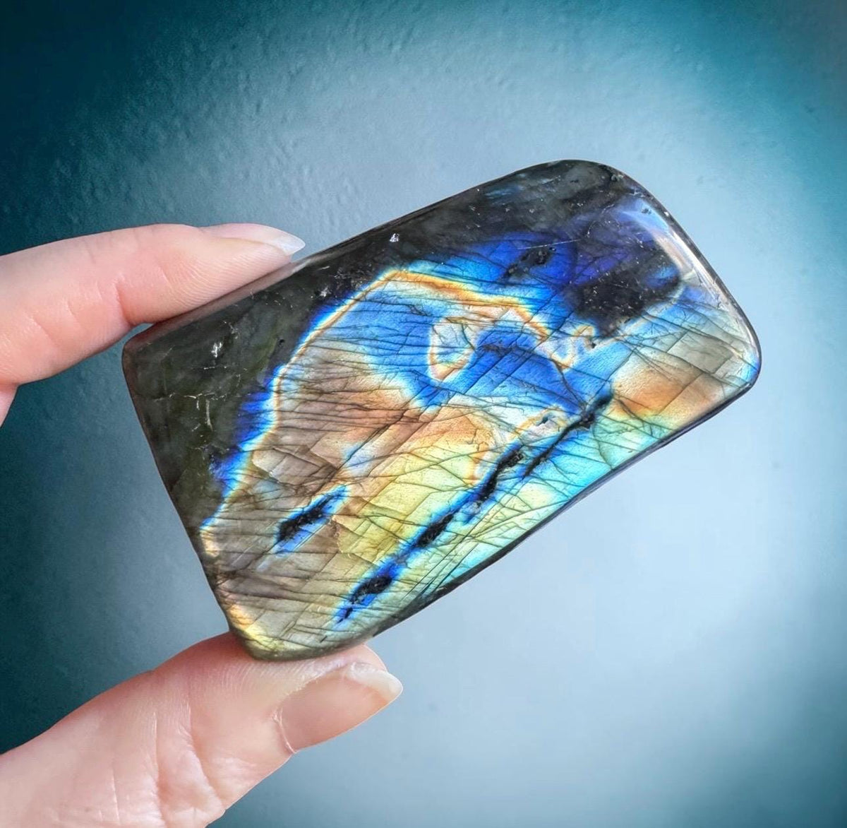 Labradorite Super Flashy Crystal Free Form: Intuition Crystal - Luna by Louise