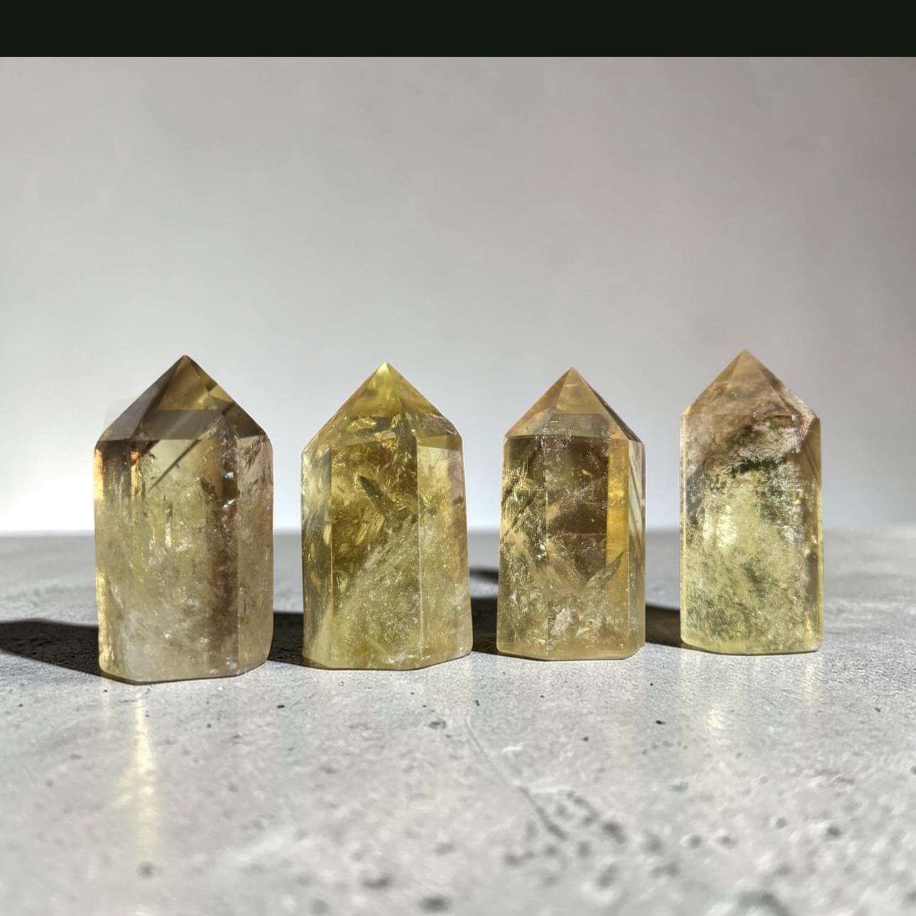 Natural Small Citrine Tower – Ethically Sourced Crystal, Abundance Stone