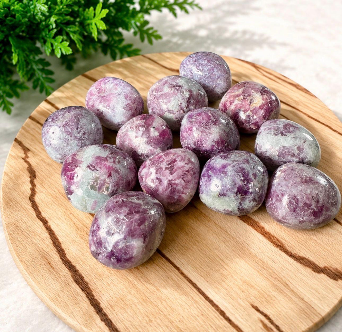 Lepidolite Mica Tumble Stone – Calming, Balancing & Emotional Healing | Luna by Louise, Crystal Shop UK