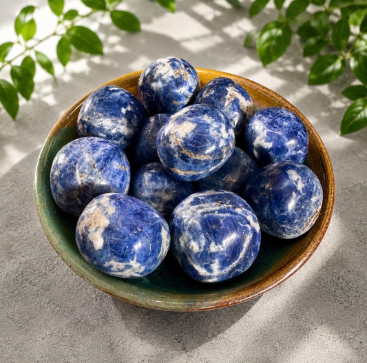 Sodalite Tumble Stone – Clarity, Communication & Calm | Luna by Louise, Crystal Shop UK