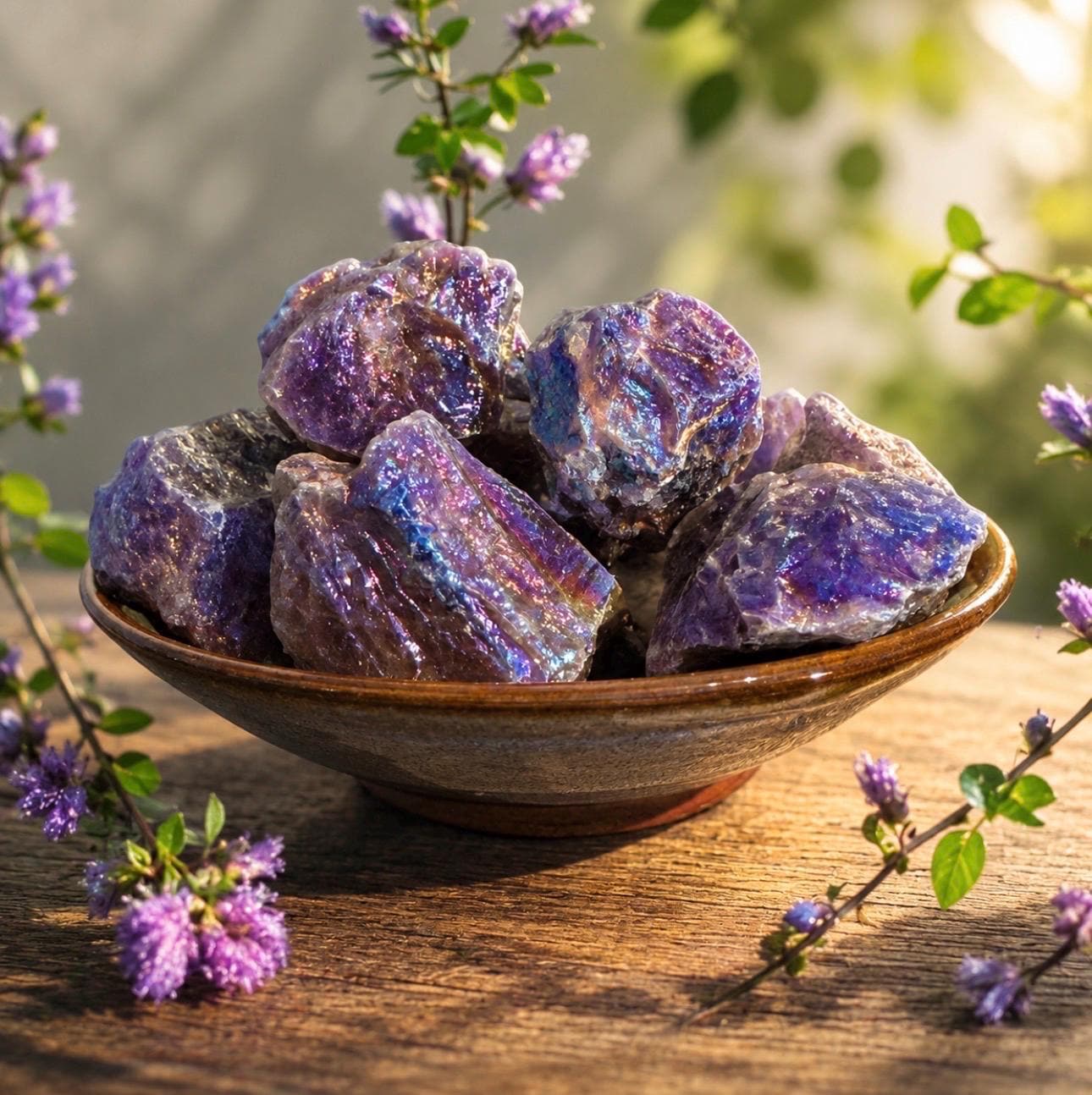 Amethyst Aura Raw Crystal Piece – Ethereal Beauty | Luna by Louise, Crystal Shop UK