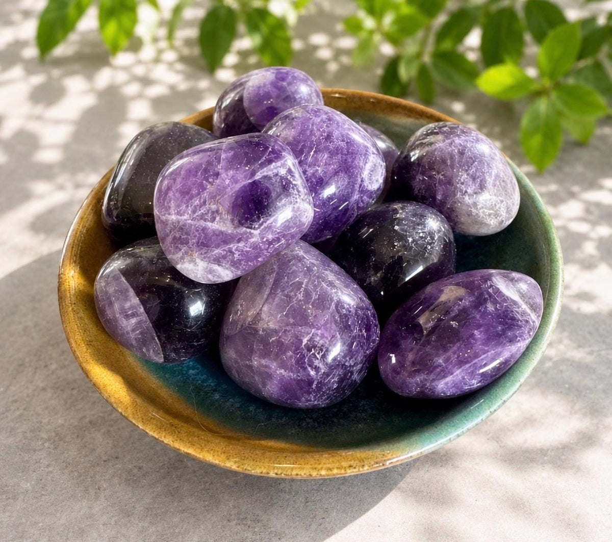 Dream Amethyst Tumble Stone – Spiritual Protection & Peace | Luna by Louise, Crystal Shop UK