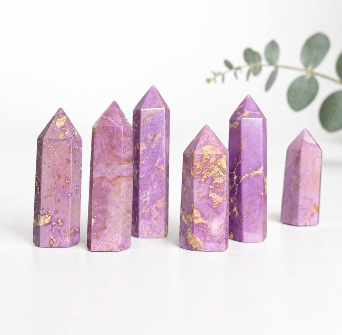 Rare Phosphosiderite Crystal Tower – Lilac Purple Crystal | Peace, Intuition & Spiritual Growth