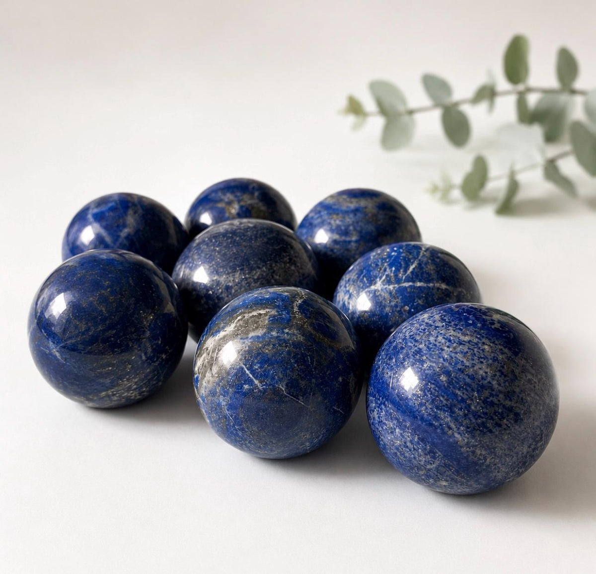 Sodalite Crystal Sphere – 34–45mm | Intuition, Communication & Mental Clarity