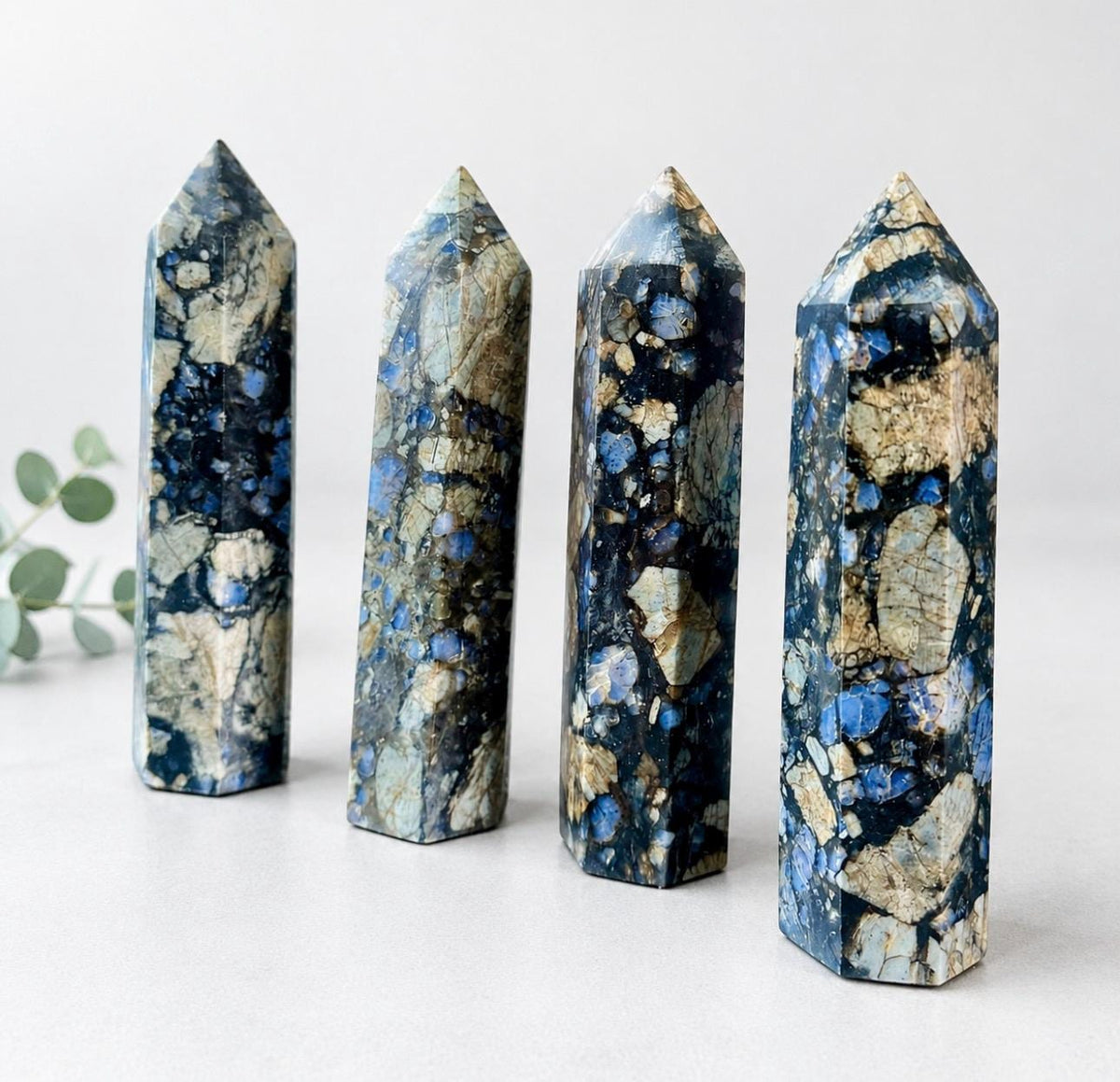 Rare Blue Que Sera Llanite Crystal Tower – Calming, Confidence & Positive Energy | Polished Crystal Point